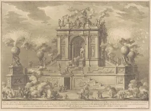 Firework Prints: The Prima Macchina for the Chinea of 1767: A Triumphal Arch with the Farnese Hercules