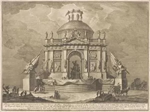 The Prima Macchina for the Chinea of 1773: The Temple of Peace, 1773