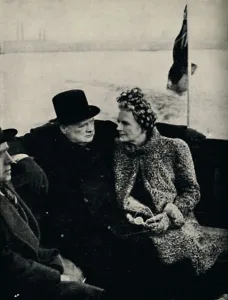 The Prime Minister Visits Londons Docks, c1940, (1945). Creator: Unknown