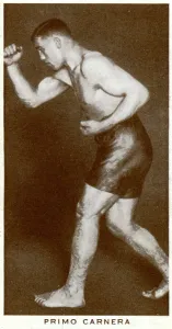 Champion Prints: Primo Carnera, Italian boxer, 1938