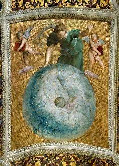 Muse Prints: The Primum mobile. (Ceiling Fresco in Stanza della Segnatura), ca 1510-1511. Creator
