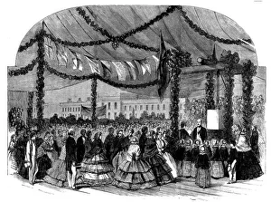 Pulley Prints: Prince Albert Laying the Foundation-stone of the New Wing of the Licenced Victuallers Asylum