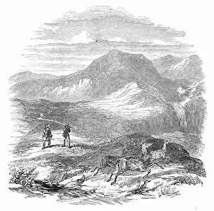 Stag Gallery: Prince Albert and Lord Glenlyon deer-stalking at Athol, 1844. Creator: Unknown