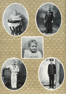 High Chair Prints: Prince Albert Windsor from age one to fifteen, c1896-1910