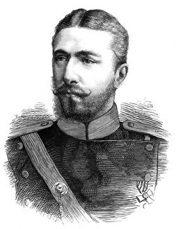 Bulgarian Collection: Prince Alexander of Battenberg, first prince of modern Bulgaria, 19th century