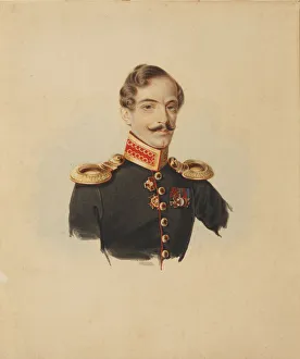 Gouache On Paper Gallery: Prince Alexander Sergeyevich Vyazemsky (1806-1867), 1840