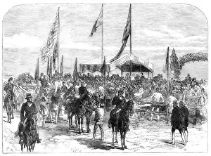 Welcoming Party Prints: Prince Alfred in Australia: His Royal Highness receiving address of the Glenelg Corporation