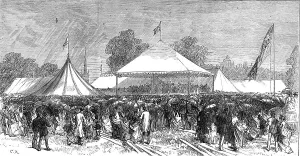 Marquee Prints: Prince Arthur opening of the Birmingham exhibition of the Royal Horticultural Society