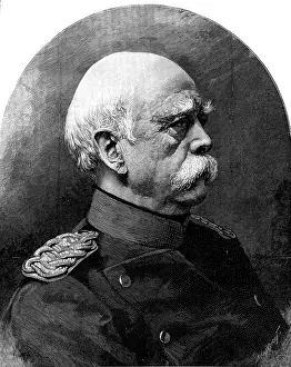 Chancellor Prints: Prince Bismarck, late Prussian Minister of Foreign Affairs and Chancellor of the German Empire