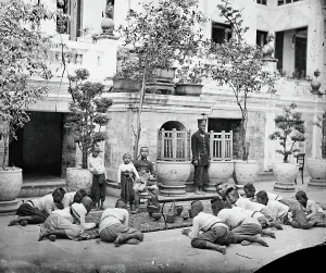 Thailand Southeast Asia Prints: Prince Chulalongkorn of Siam [Thailand] (seated)