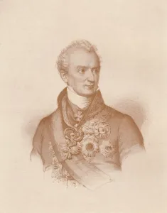 Prince Clemens Wenzel Nepomuk Lothar Von Metternich-Winneburg, c1830, (1896). Artist: Maurin