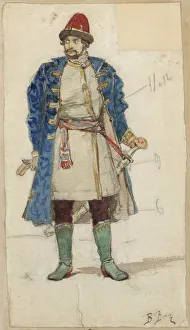 Prince. Costume design for the opera Rusalka by A. Dargomyzhsky Prince. Costume design for the opera Rusalka by A. Dargomyzhsky