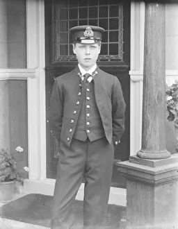 Edward Viii Prints: Prince Edward at the Royal Naval College, Osborne, Isle of Wight, c1909. Creator