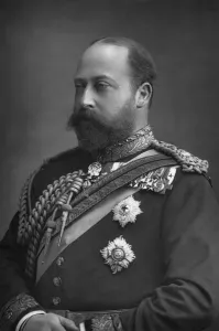 Prince Edward of Wales, the future King Edward VII of Great Britain (1841-1910), 1890. Artist: W&D Downey