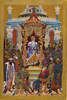 Images Dated 22nd February 2011: Prince enthroned, 1932-1933