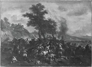 Black Smoke Prints: Prince Eugen's battle at Schellenberg; Bataille