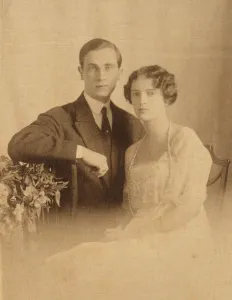 Prince Felix Yusupov, Count Sumarokov-Elston and his wife, Princess Irina Alexandrovna of Russia