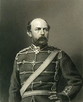 Mackenzie Collection: Prince Frederick Charles, c1872. Creator: William Holl