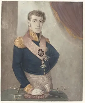 Masonic Lodge Prints: Prince Frederick of the Netherlands as Grand Master