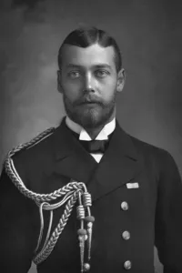 Prince George, the Prince of Wales and future King George V (1865-1936), 1890. Artist: W&D Downey