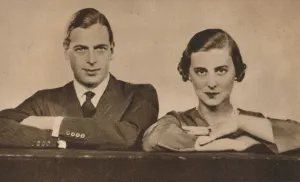 Marina Prints: Prince George and Princess Marina, who became engaged on 28 August, 1934 (1935)