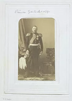 Prince Gortschakoff, 1860-69. Creator: André-Adolphe-Eugène Disdéri