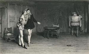 The Works Of Shakspere Gallery: Prince Henry, Poins, and Falstaff. (King Henry IV - First Part), c1870. Artists