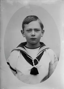 Press Photographer Prints: Prince Henry of Wales, in sailor suit, 1910. Creator: Bain News Service