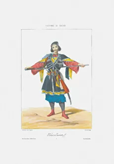 Caucasian War Gallery: Prince of Imereti (From: Scenes, paysages, meurs et costumes du Caucase), 1840