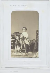 Napoleon Eugene Louis John Joseph Prints: Prince Imperial, c. 1860. Creator: Andre-Adolphe-Eugene Disderi