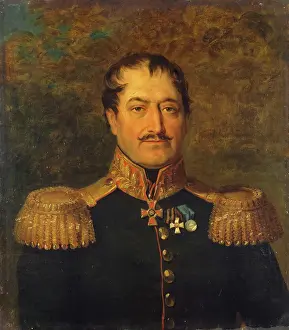 Braid Prints: Prince Ivan Zhevakhov, 1824. Creators: George Dawe, Workshop of George Dawe