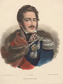 Poniatowski Prints: Prince Jozef Poniatowski, 1835. Artist: Anonymous