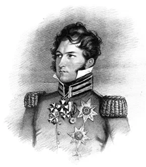 Prince Leopold George Christian Frederick of Saxe-Coburg-Saalfeld, 1816. Artist: Henry Meyer