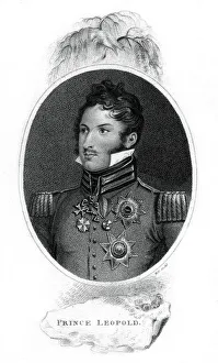 Images Dated 9th December 2006: Prince Leopold of Saxe-Coburg-Saalfeld, 19th century.Artist: Holl