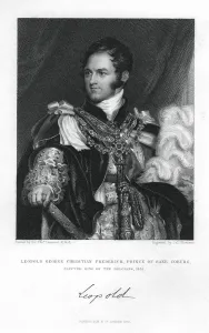 Prince Leopold of Saxe-Coburg-Saalfeld, 1831. Artist: J Thomson