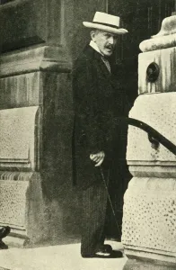 The Great World War Prints: Prince Lichnowsky at the Foreign Office, London, 1914, (c1920). Creator: Unknown