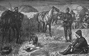 Prince Louis Napoleon and Party Before The Zulu Surprise, c1880 Prince Louis Napoleon and Party Before The Zulu Surprise, c1880