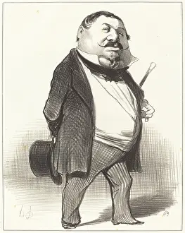 Lucien Prints: Prince Lucien Murat, 1849. Creator: Honore Daumier