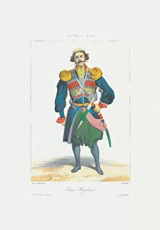 Chechnya Gallery: Prince of Megrelia (From: Scenes, paysages, meurs et costumes du Caucase), 1840