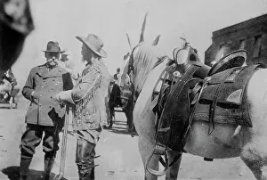 Prince of Monaco & Col. Cody, 1913. Creator: Bain News Service