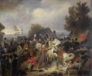 Changing Prints: The Prince of Orange changing his Wounded Horse during the Engagement at Boutersem