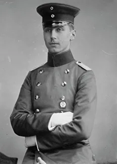 Press Photographer Prints: Prince Oscar of Germany, 1910. Creator: Bain News Service