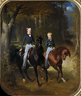Prince Philippe of Orleans (1838-1894), Comte de Paris and his Brother, Robert d Orleans