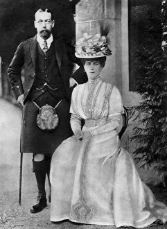 Images Dated 3rd September 2009: Prince and Princess of Wales, 1909 (1937). Artist: W&D Downey