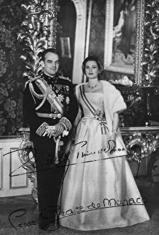 Images Dated 9th April 2009: Prince Rainier III and Princess Grace of Monaco, 20th century