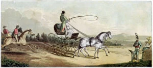The Prince Regent driving Mrs Q on the road to Brighton, late 18th or early 19th century (1890)