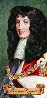 Peter Lely Gallery: Prince Rupert, taken from a series of cigarette cards, 1935