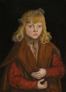 Coronet Prints: A Prince of Saxony, c. 1517. Creator: Lucas Cranach the Elder