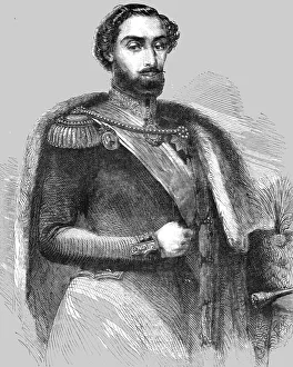 Prince Stirbey, Hospodar of Wallachia, 1854. Creator: Unknown