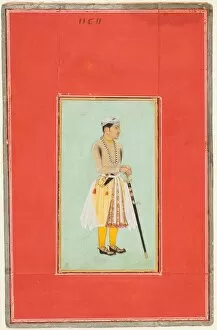 Opaque Watercolour And Gold On Paper Gallery: Prince Suraj Singh Rathor of Bikaner, 1611-13. Creator: Unknown